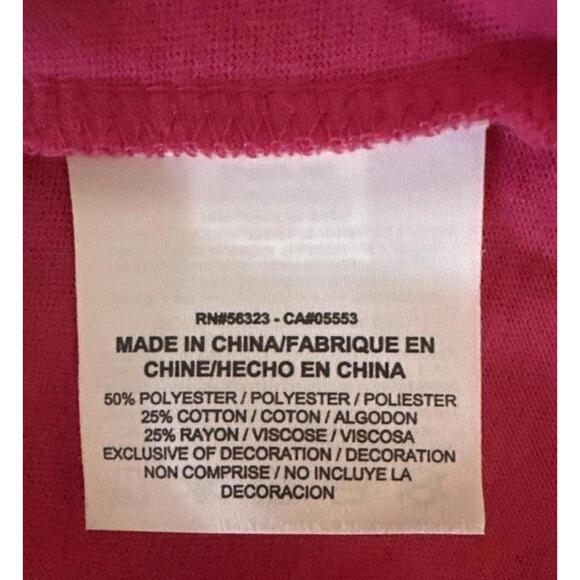 New Orleans Saints Shirt Women's XXL Nike Short Sleeve Pink Breast Cancer NWoT - Picture 7 of 7